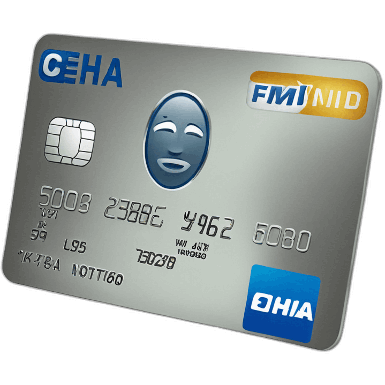 american express credit card with name Ceha on it emoji