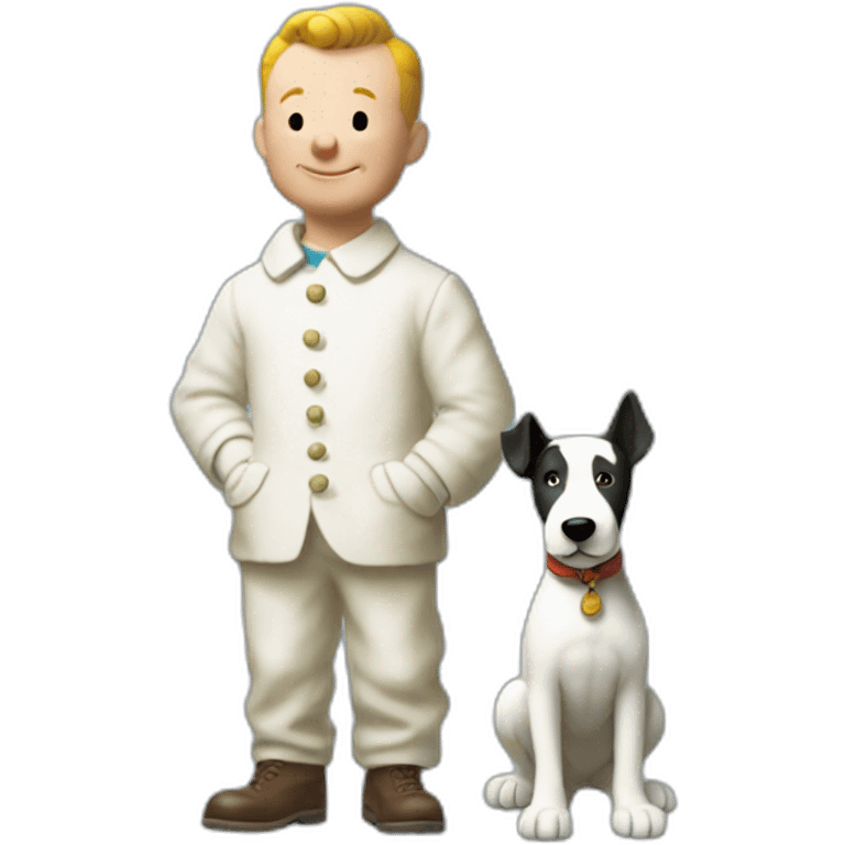 Tintin et milou emoji