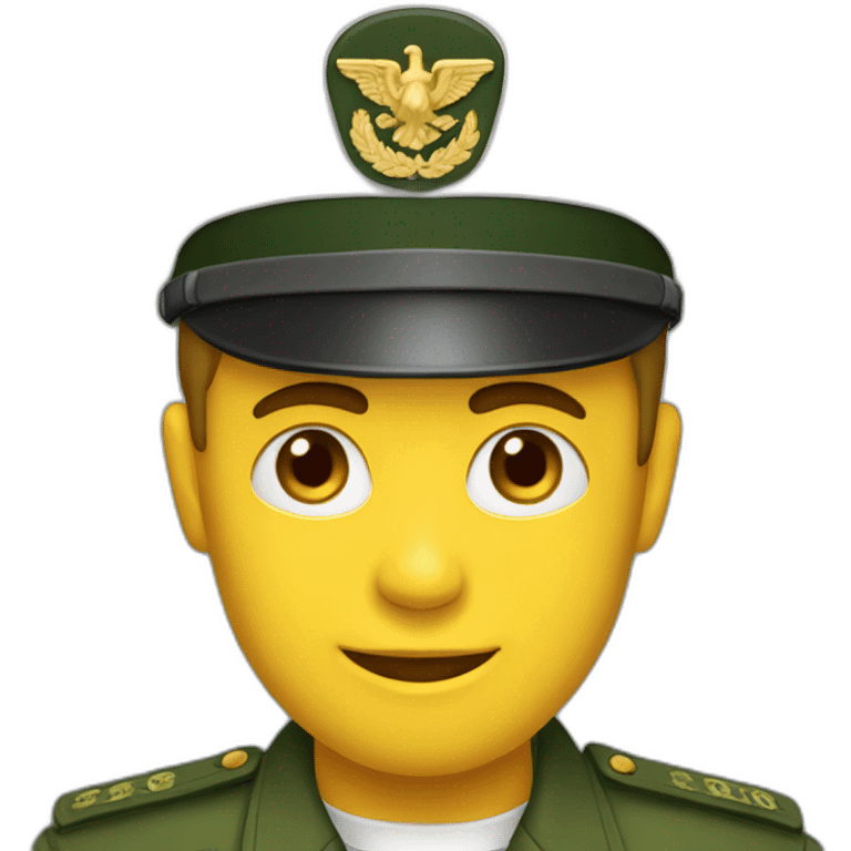 Saludo militar emoji