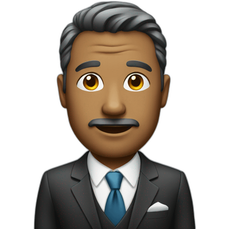 Rich businessman emoji