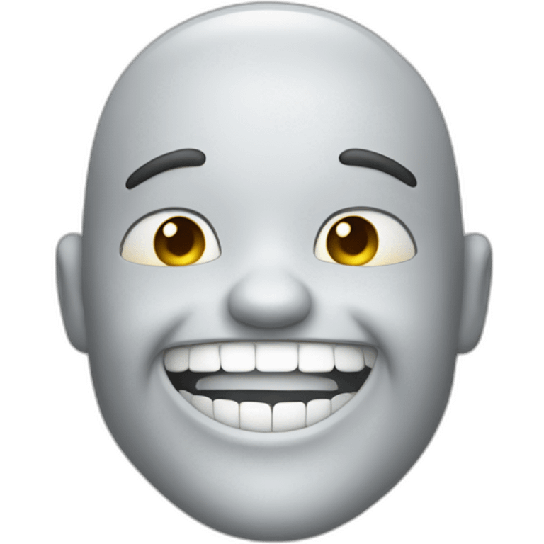 Emoji sans dents rigolos emoji