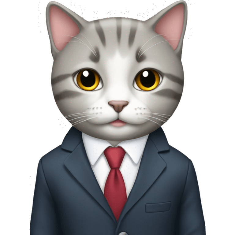 cat in a suit emoji