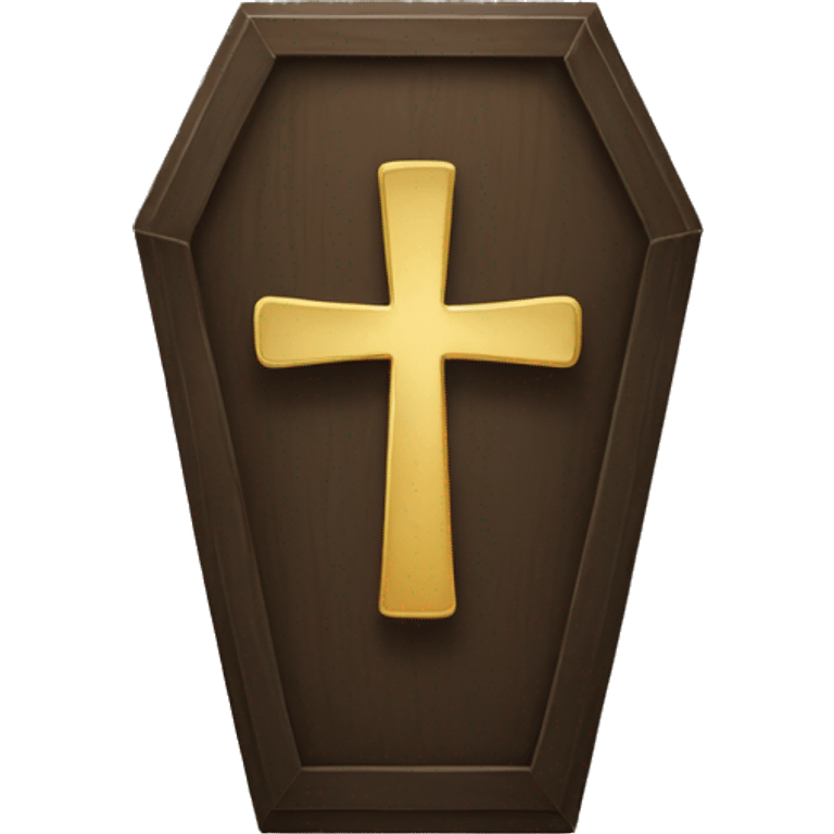 coffin with cross on it emoji