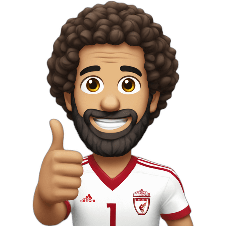 Mo salah thumps up emoji