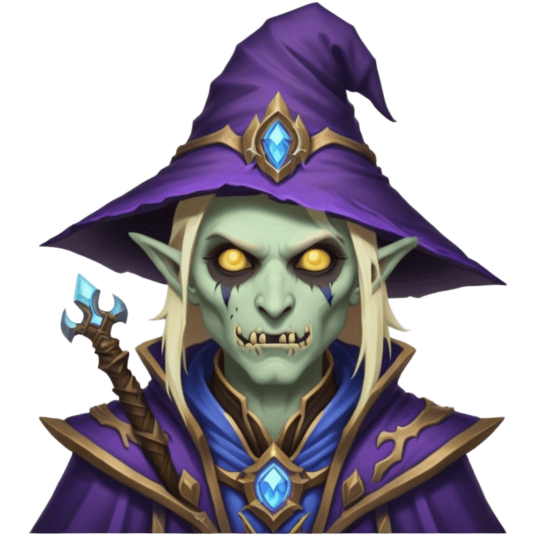 friendly undead world of warcraft mage undead male emoji