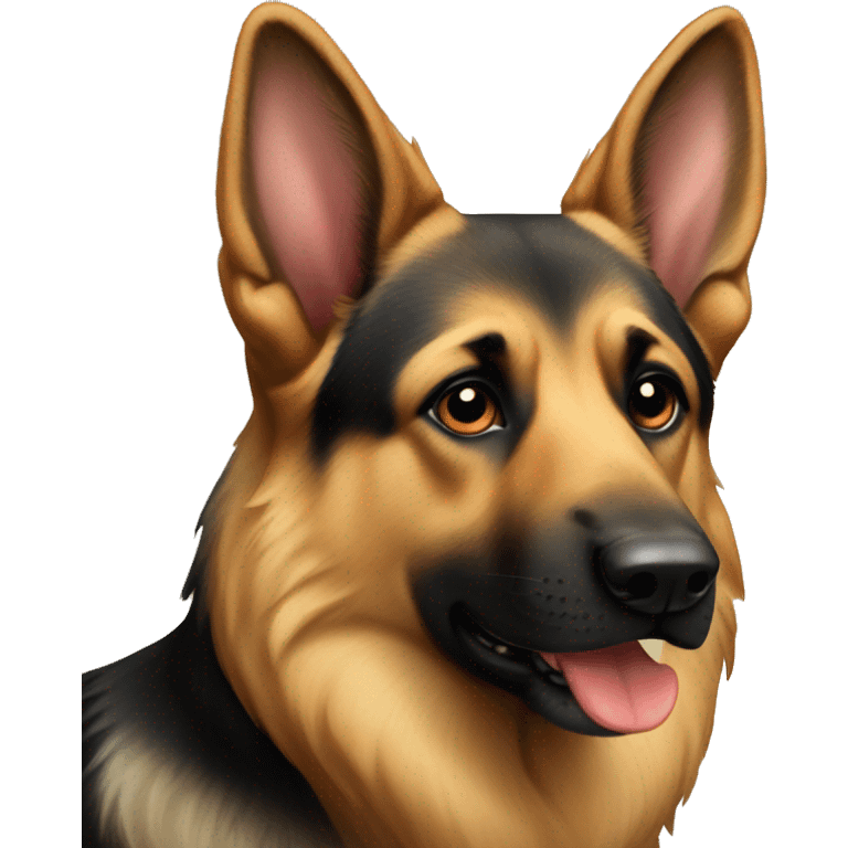 german shepard dog emoji