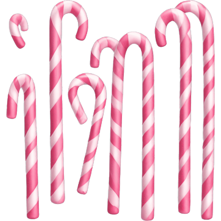 christmas pink candy canes cute emoji