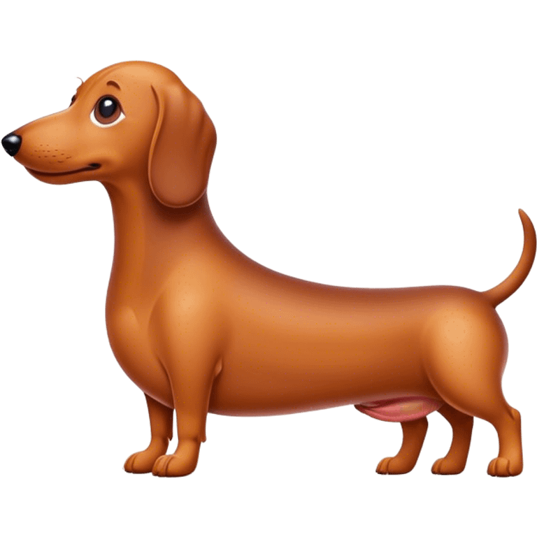 Sausage dog  emoji