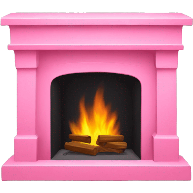 pink fireplace emoji