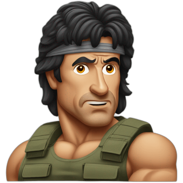 Rambo Sylvester Stallone emoji