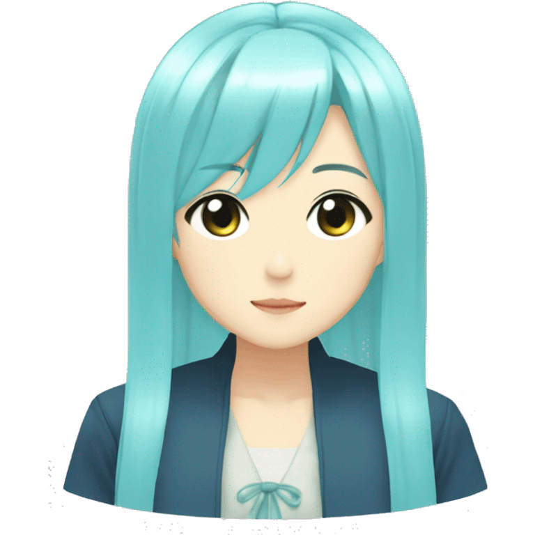 Aquamarine hoshino from oshi no ko emoji