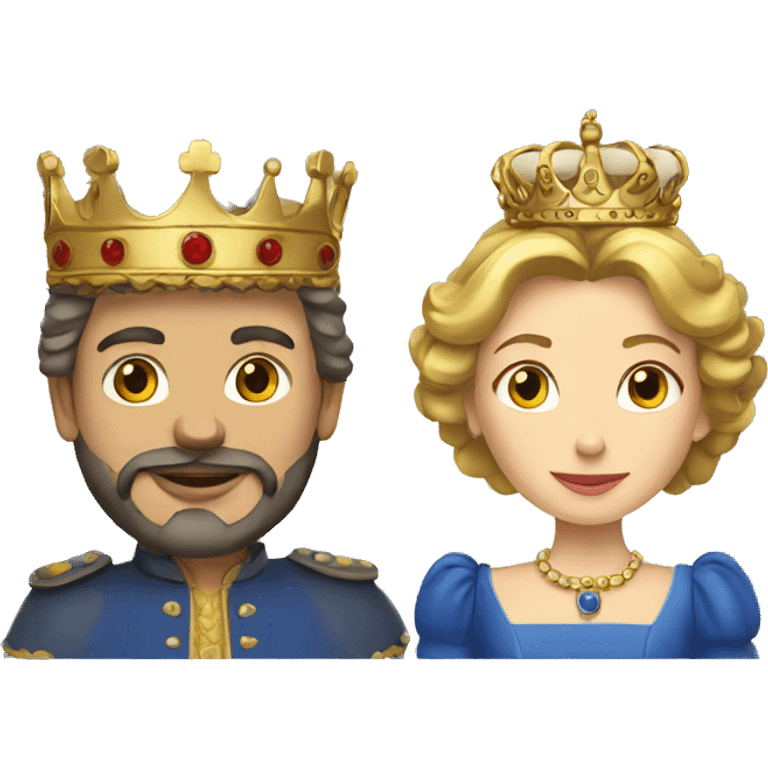 King and Queen of France emoji