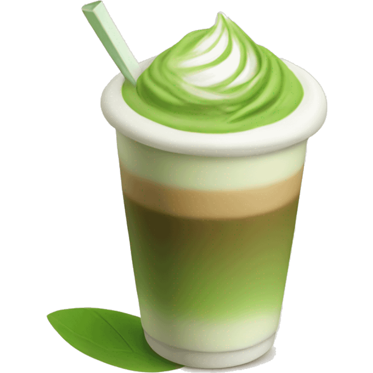 Matcha latte  emoji