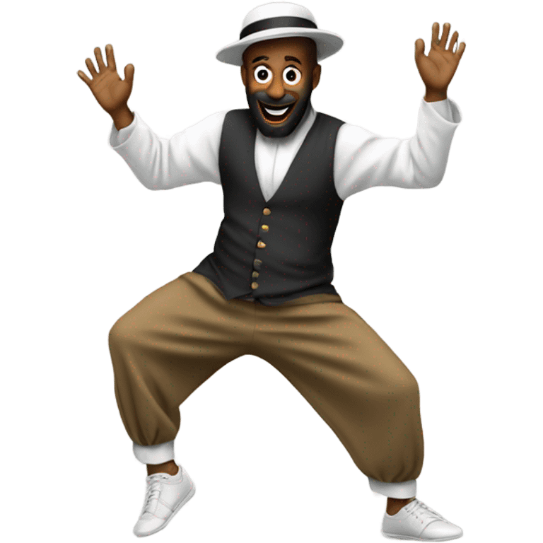 Rabbi break dancing emoji