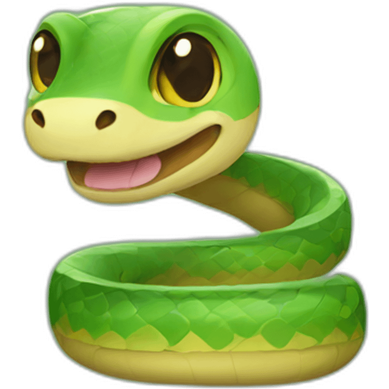 Cute snake emoji