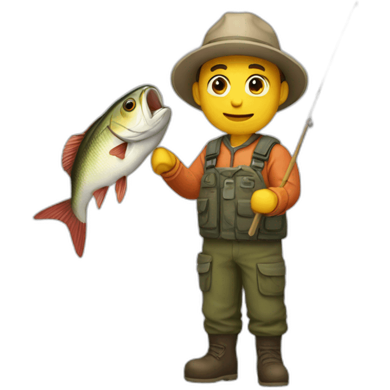 Pescando emoji