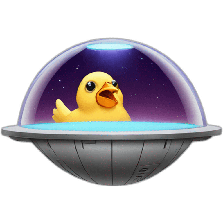 chicken in ufo emoji