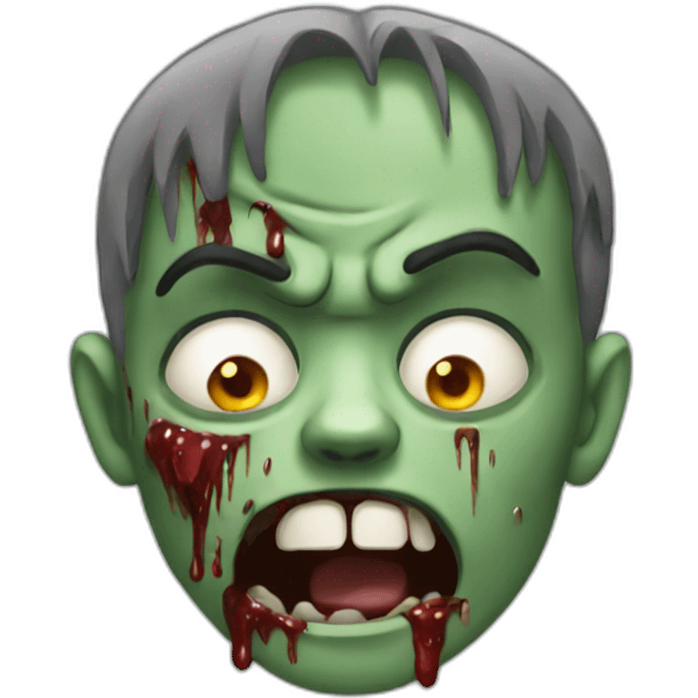 zombie cry emoji