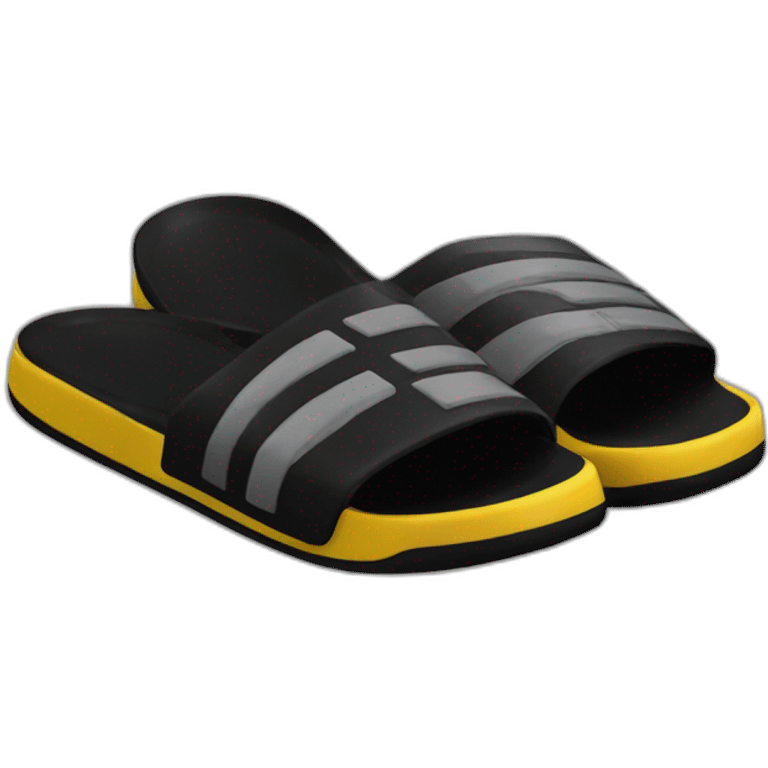 Black Twitter adidas slide emoji