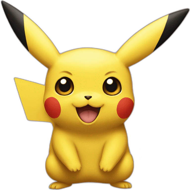 realistic pikachu  emoji