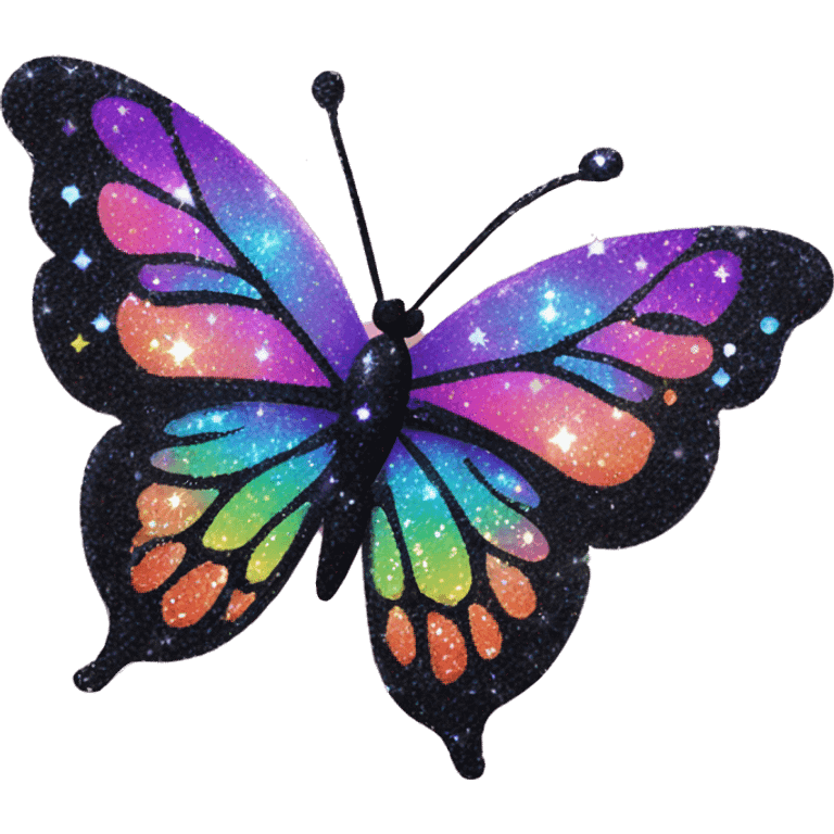 y2k glittery sparkly vibrant butterfly  emoji