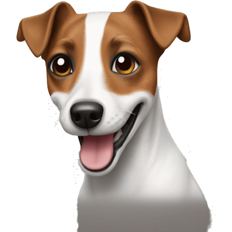 A happy jack russel emoji