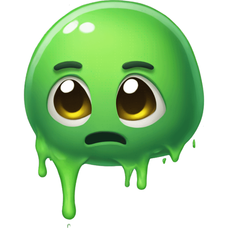 Lazy slime emoji