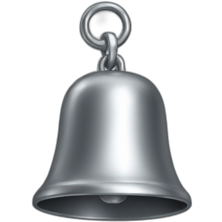 silver bell emoji