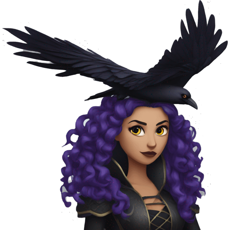 Raven queen emoji