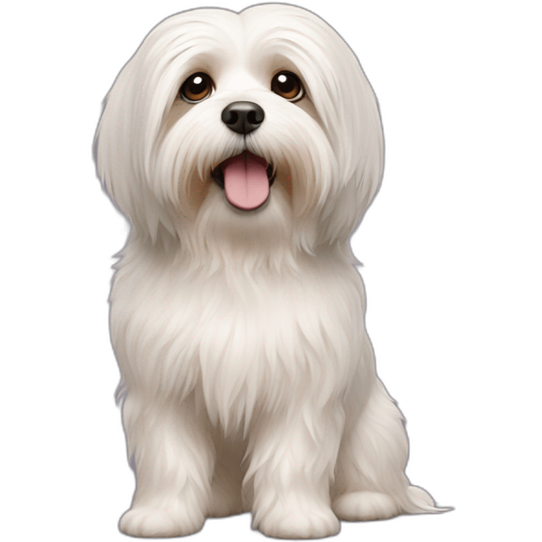 Dog havanese full height emoji