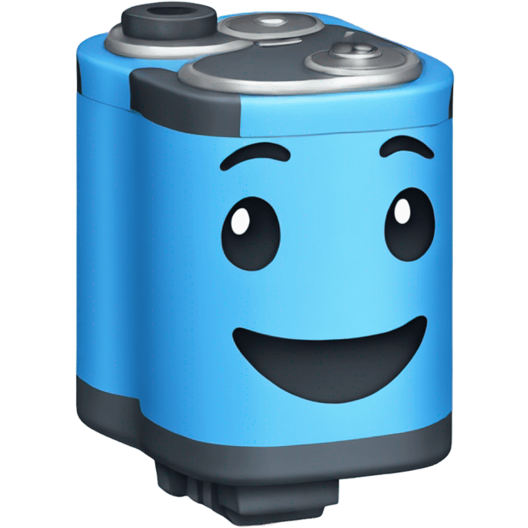 BLUE battery happy  emoji