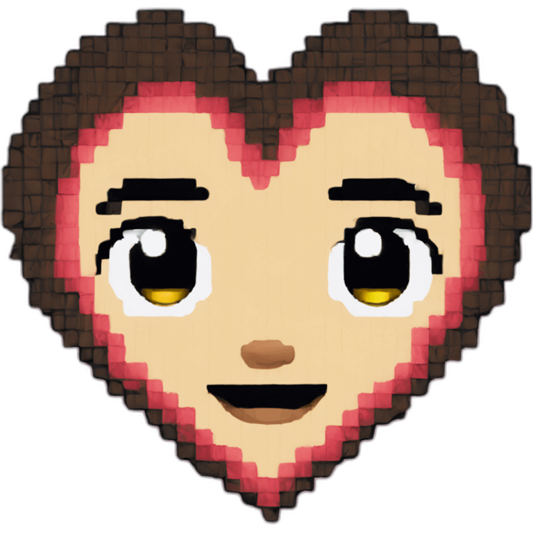 heart pixel art emoji