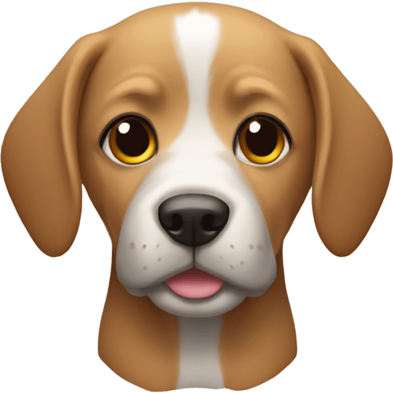 chien avec un bob emoji