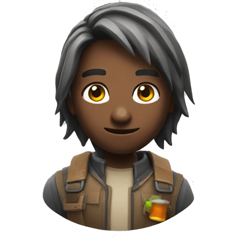 Fortnite character noding head emoji