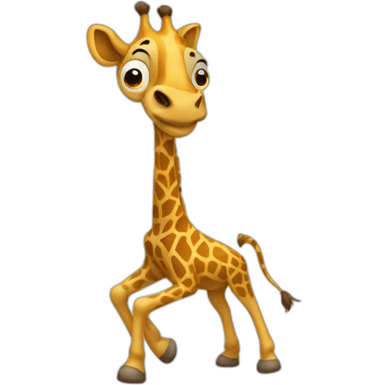 Girafe qui dance emoji