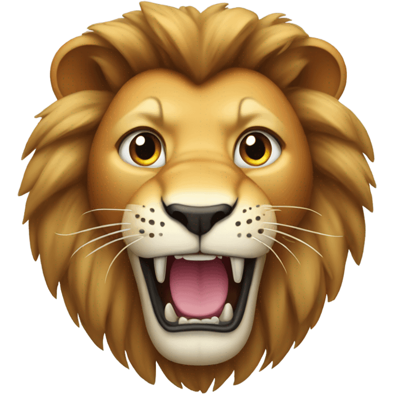 Lion with exclamation point emoji