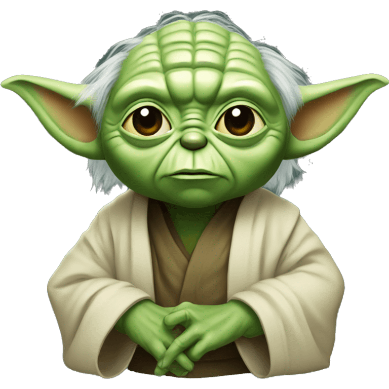 yoda half body emoji