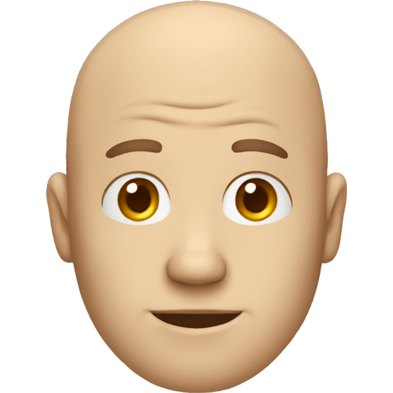 balding man emoji