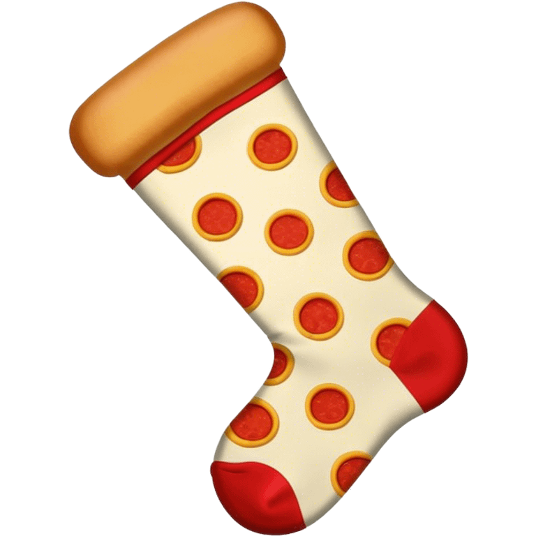 Pizza socks emoji