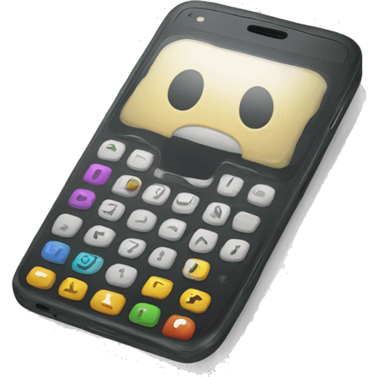 descomposed cellphone  emoji