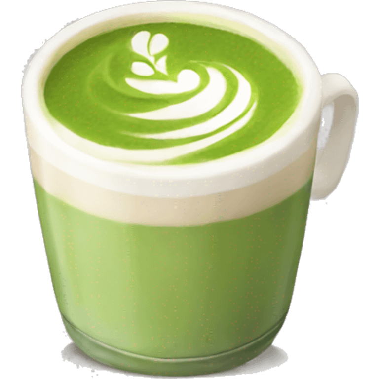 Matcha latte  emoji