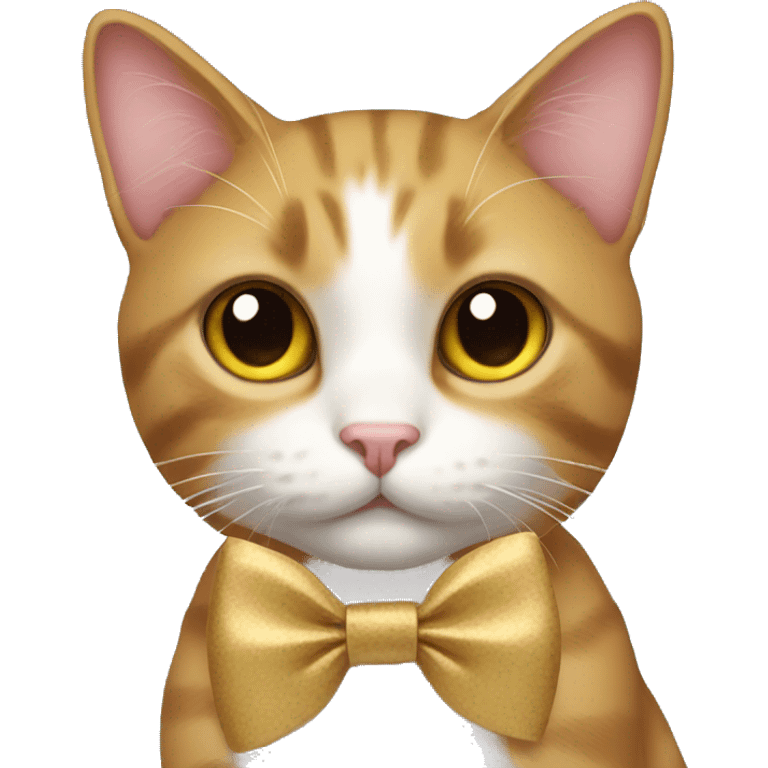 cat with bow emoji