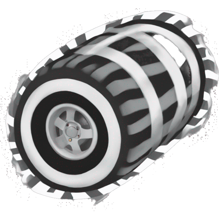 car drift tire track emoji