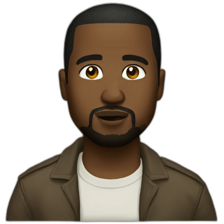 Kayne west emoji