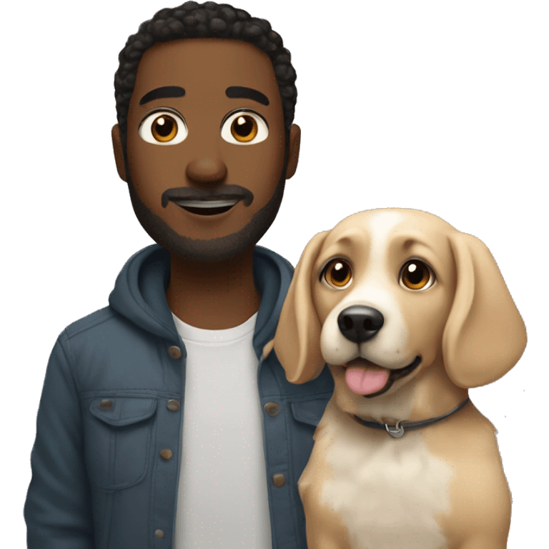 Me and my dog emoji