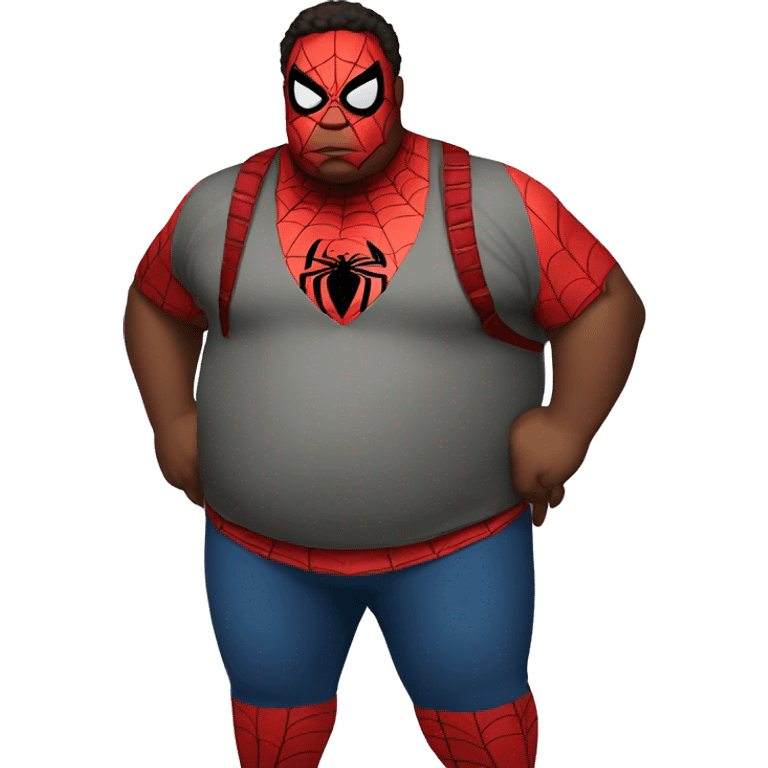 fat spiderman emoji