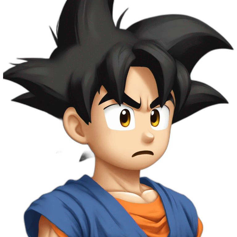 Son Goku triste emoji