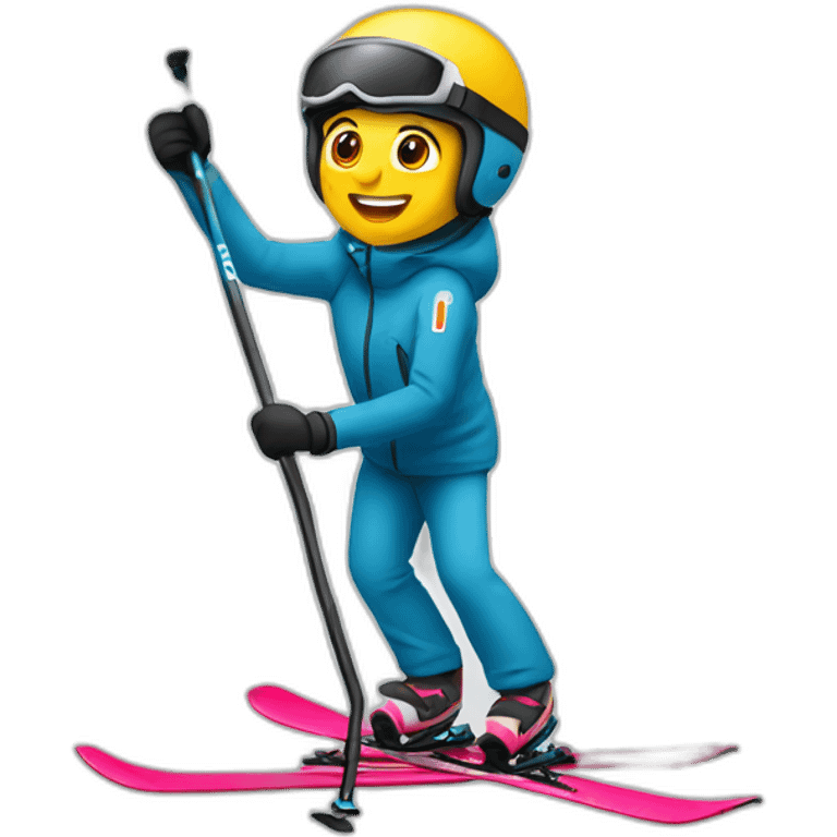 ski de fond emoji