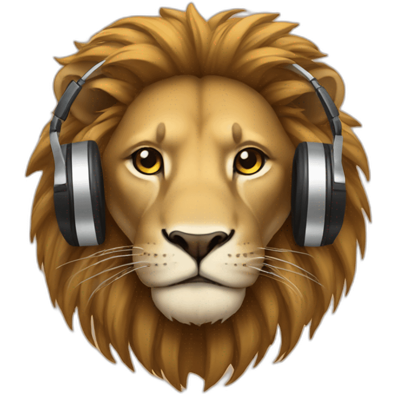 Dj lion emoji