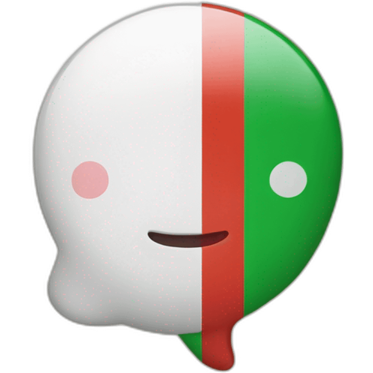 chat tricolore emoji